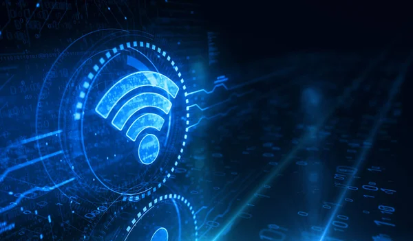 Wifi logo, internetten, verbinding